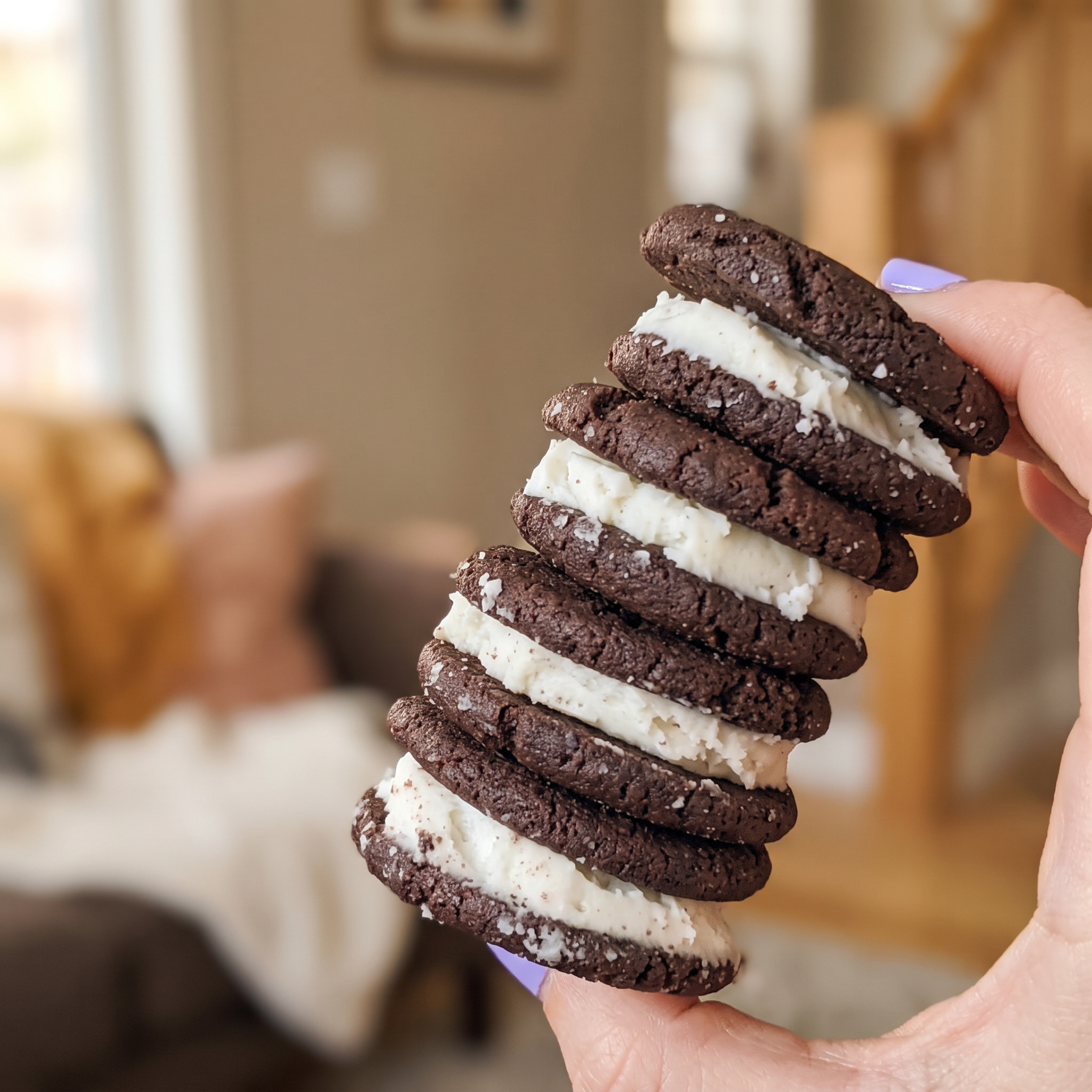 A shareable box of big, gooey Hopscotch cookies